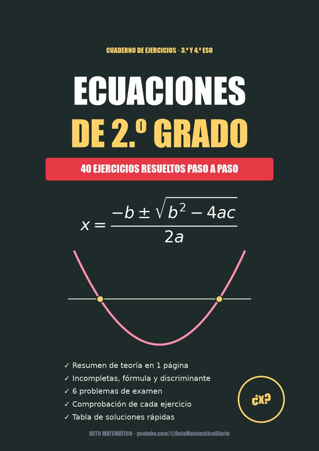 Cuaderno PDF Ecuaciones de segundo grado
