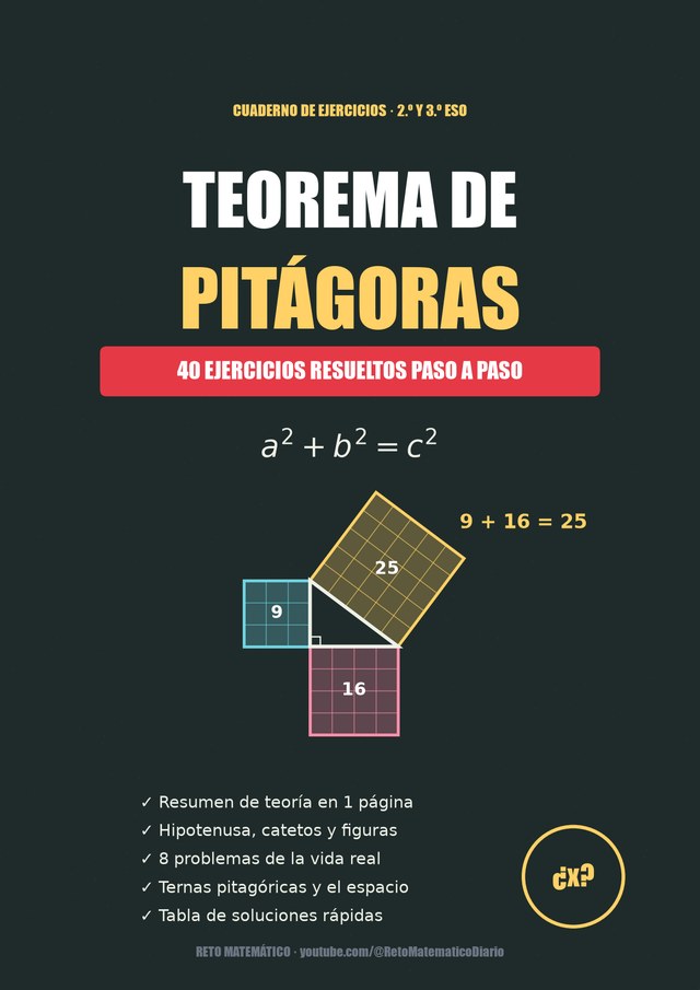 Cuaderno PDF Teorema de Pitágoras