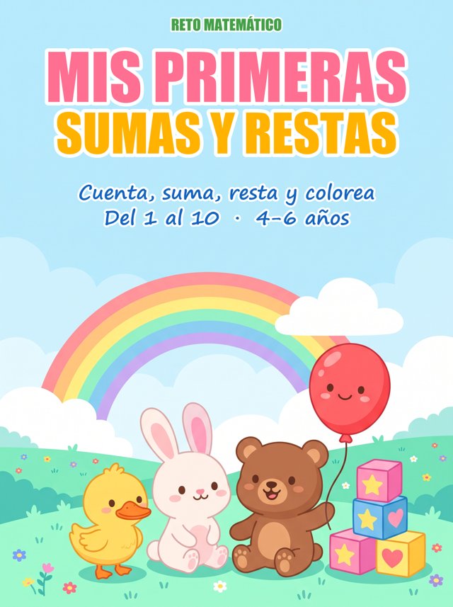 Libro infantil Mis primeras sumas y restas